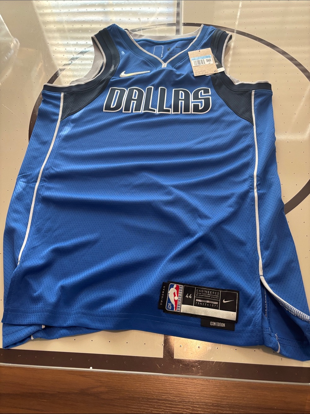 Nike Dallas Blue and Black NBA Jersey